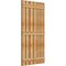 Ekena Millwork Spaced Board-n-Batten Shutters, Rough Sawn Western Red Cedar, 34 3/4W x 66H, PR RBS06S35X066RWR - alternate 5